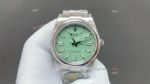 Clean Factory Rolex Oyster Perpetual 3230 Light Green Face Watch  